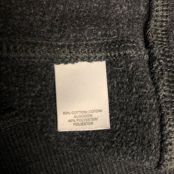 Victorias Secret Sweatshirt Gray Womens Size Medium Partial Zip Pullover - Picture 7 of 10